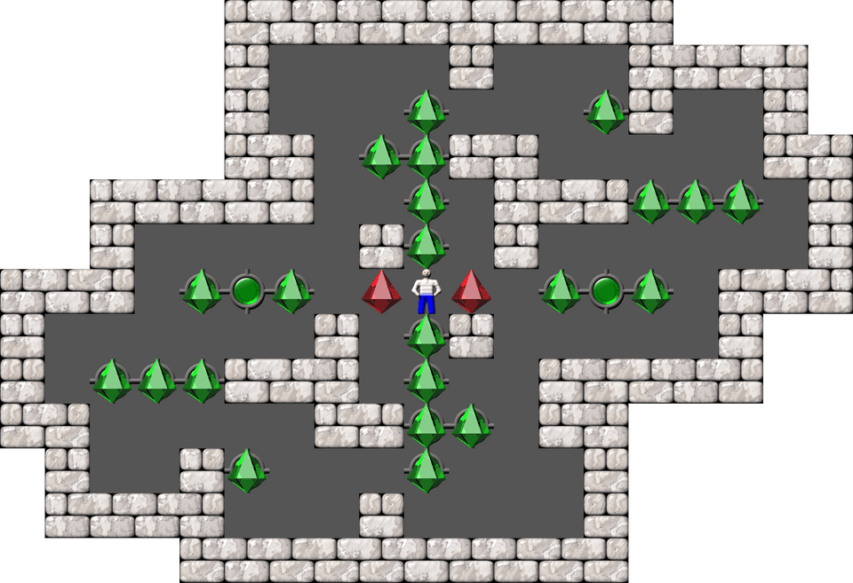 Sokoban Mass Remodel level 422